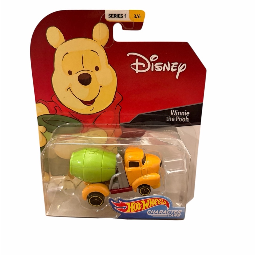 Disney Winnie the Pooh Hot Wheels Car - Orange and Green